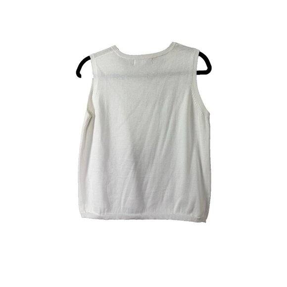 Dressbarn Womens M/L Set Of 4 Sweater Vests Lightweight Bundle Layers Preppy Fit - Picture 8 of 12